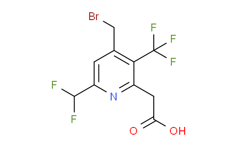 AM68594 | 1361889-08-8 | 4-(Bromomethyl)-6-(difluoromethyl)-3-(trifluoromethyl)pyridine-2-acetic acid
