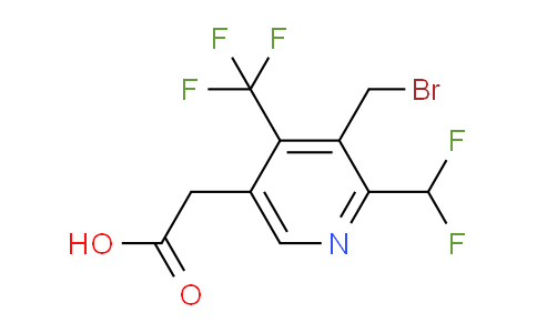 AM68596 | 1361769-58-5 | 3-(Bromomethyl)-2-(difluoromethyl)-4-(trifluoromethyl)pyridine-5-acetic acid