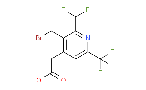 AM68599 | 1361810-82-3 | 3-(Bromomethyl)-2-(difluoromethyl)-6-(trifluoromethyl)pyridine-4-acetic acid