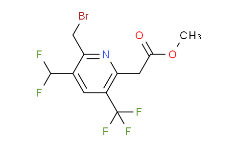 AM68606 | 1361870-45-2 | Methyl 2-(bromomethyl)-3-(difluoromethyl)-5-(trifluoromethyl)pyridine-6-acetate