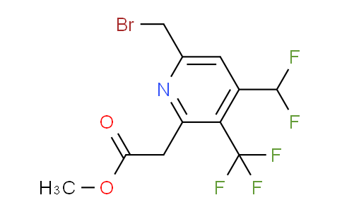 AM68609 | 1361848-96-5 | Methyl 6-(bromomethyl)-4-(difluoromethyl)-3-(trifluoromethyl)pyridine-2-acetate