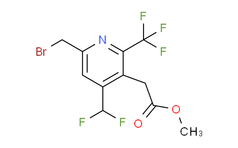 AM68610 | 1361889-20-4 | Methyl 6-(bromomethyl)-4-(difluoromethyl)-2-(trifluoromethyl)pyridine-3-acetate