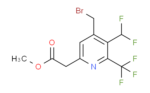AM68619 | 1361849-11-7 | Methyl 4-(bromomethyl)-3-(difluoromethyl)-2-(trifluoromethyl)pyridine-6-acetate
