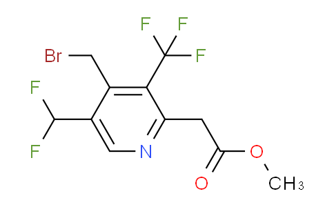 AM68620 | 1361705-65-8 | Methyl 4-(bromomethyl)-5-(difluoromethyl)-3-(trifluoromethyl)pyridine-2-acetate