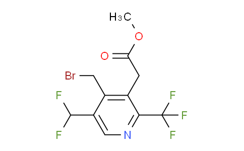 AM68623 | 1361697-99-5 | Methyl 4-(bromomethyl)-5-(difluoromethyl)-2-(trifluoromethyl)pyridine-3-acetate