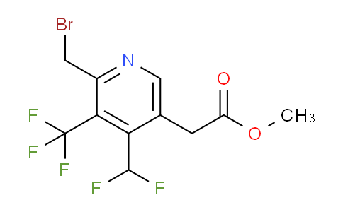 AM68624 | 1361811-03-1 | Methyl 2-(bromomethyl)-4-(difluoromethyl)-3-(trifluoromethyl)pyridine-5-acetate