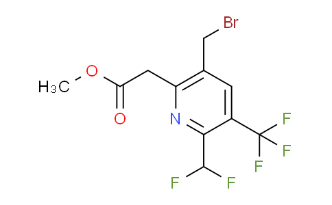 AM68625 | 1361788-20-6 | Methyl 5-(bromomethyl)-2-(difluoromethyl)-3-(trifluoromethyl)pyridine-6-acetate