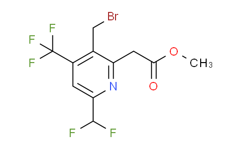 AM68626 | 1361753-97-0 | Methyl 3-(bromomethyl)-6-(difluoromethyl)-4-(trifluoromethyl)pyridine-2-acetate