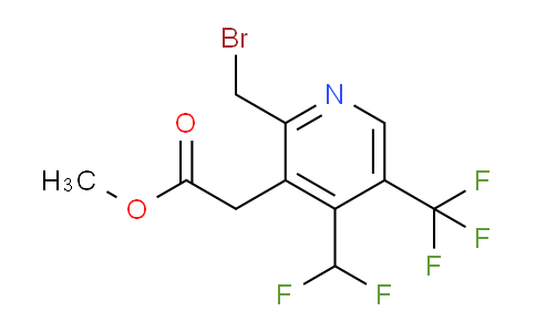 AM68628 | 1361467-44-8 | Methyl 2-(bromomethyl)-4-(difluoromethyl)-5-(trifluoromethyl)pyridine-3-acetate