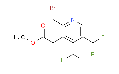 AM68635 | 1361870-51-0 | Methyl 2-(bromomethyl)-5-(difluoromethyl)-4-(trifluoromethyl)pyridine-3-acetate
