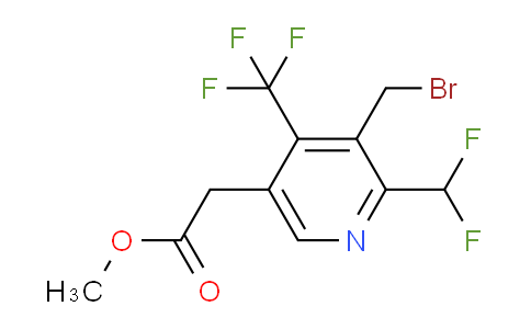 AM68646 | 1361705-56-7 | Methyl 3-(bromomethyl)-2-(difluoromethyl)-4-(trifluoromethyl)pyridine-5-acetate