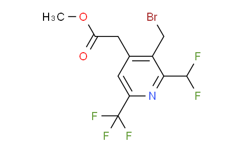 AM68648 | 1361736-49-3 | Methyl 3-(bromomethyl)-2-(difluoromethyl)-6-(trifluoromethyl)pyridine-4-acetate