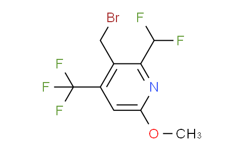 3-(Bromomethyl)-2-(difluoromethyl)-6-methoxy-4-(trifluoromethyl)pyridine