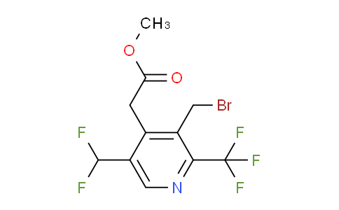 AM68653 | 1361705-60-3 | Methyl 3-(bromomethyl)-5-(difluoromethyl)-2-(trifluoromethyl)pyridine-4-acetate