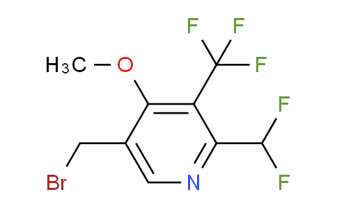 5-(Bromomethyl)-2-(difluoromethyl)-4-methoxy-3-(trifluoromethyl)pyridine