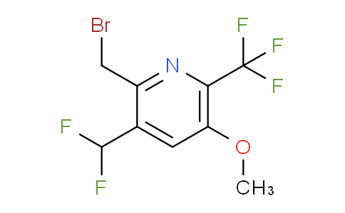 2-(Bromomethyl)-3-(difluoromethyl)-5-methoxy-6-(trifluoromethyl)pyridine