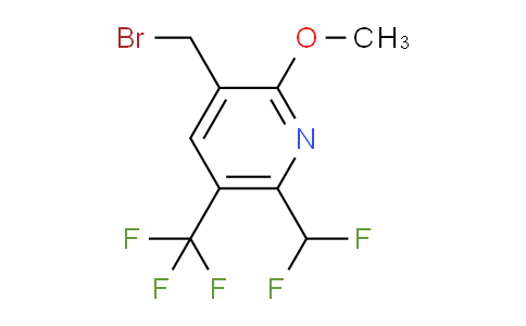 3-(Bromomethyl)-6-(difluoromethyl)-2-methoxy-5-(trifluoromethyl)pyridine
