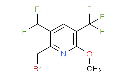 2-(Bromomethyl)-3-(difluoromethyl)-6-methoxy-5-(trifluoromethyl)pyridine