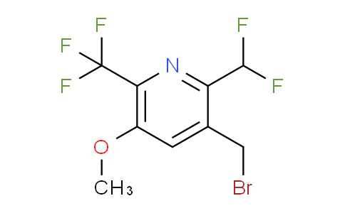 AM68677 | 1361751-76-9 | 3-(Bromomethyl)-2-(difluoromethyl)-5-methoxy-6-(trifluoromethyl)pyridine