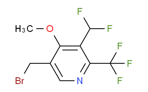 5-(Bromomethyl)-3-(difluoromethyl)-4-methoxy-2-(trifluoromethyl)pyridine