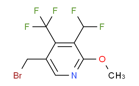 5-(Bromomethyl)-3-(difluoromethyl)-2-methoxy-4-(trifluoromethyl)pyridine