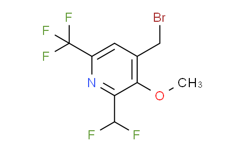 4-(Bromomethyl)-2-(difluoromethyl)-3-methoxy-6-(trifluoromethyl)pyridine