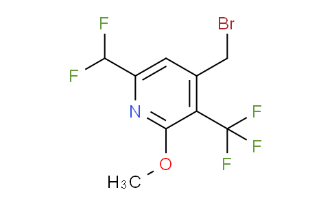 4-(Bromomethyl)-6-(difluoromethyl)-2-methoxy-3-(trifluoromethyl)pyridine