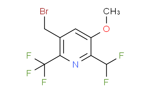 5-(Bromomethyl)-2-(difluoromethyl)-3-methoxy-6-(trifluoromethyl)pyridine