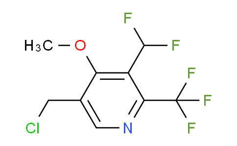 5-(Chloromethyl)-3-(difluoromethyl)-4-methoxy-2-(trifluoromethyl)pyridine