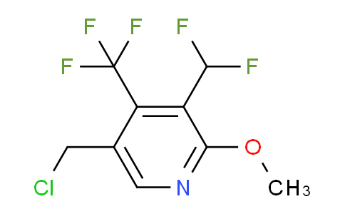 5-(Chloromethyl)-3-(difluoromethyl)-2-methoxy-4-(trifluoromethyl)pyridine