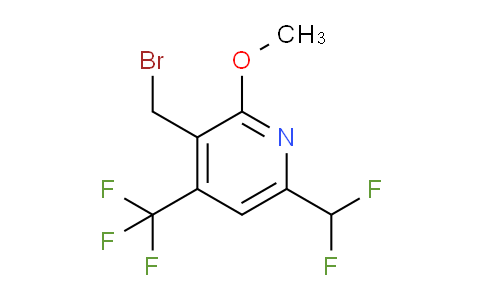 3-(Bromomethyl)-6-(difluoromethyl)-2-methoxy-4-(trifluoromethyl)pyridine