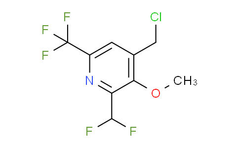 4-(Chloromethyl)-2-(difluoromethyl)-3-methoxy-6-(trifluoromethyl)pyridine