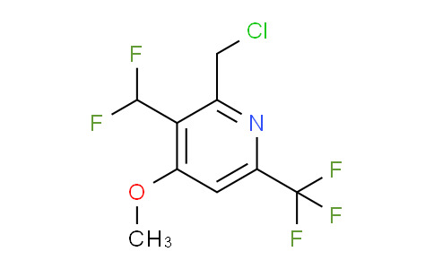 2-(Chloromethyl)-3-(difluoromethyl)-4-methoxy-6-(trifluoromethyl)pyridine
