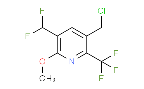 AM68734 | 1361798-78-8 | 3-(Chloromethyl)-5-(difluoromethyl)-6-methoxy-2-(trifluoromethyl)pyridine
