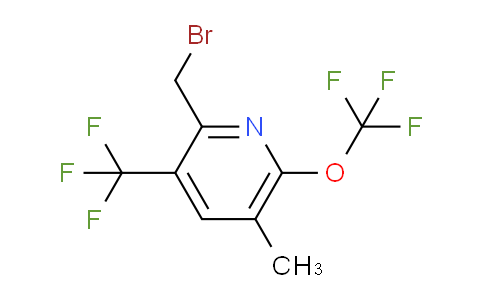 2-(Bromomethyl)-5-methyl-6-(trifluoromethoxy)-3-(trifluoromethyl)pyridine