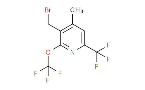 AM68777 | 1361850-96-5 | 3-(Bromomethyl)-4-methyl-2-(trifluoromethoxy)-6-(trifluoromethyl)pyridine