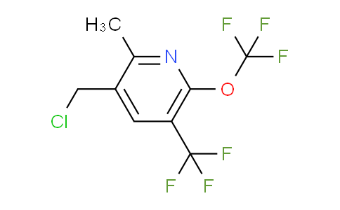 3-(Chloromethyl)-2-methyl-6-(trifluoromethoxy)-5-(trifluoromethyl)pyridine