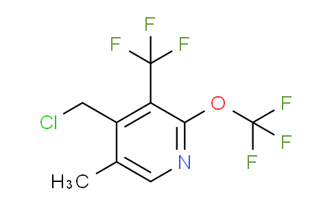 4-(Chloromethyl)-5-methyl-2-(trifluoromethoxy)-3-(trifluoromethyl)pyridine