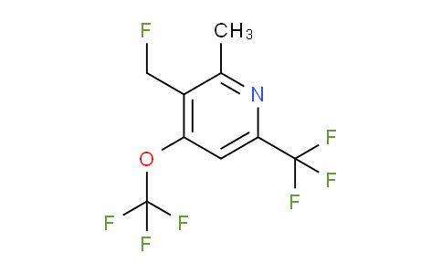 AM68813 | 1361914-03-5 | 3-(Fluoromethyl)-2-methyl-4-(trifluoromethoxy)-6-(trifluoromethyl)pyridine