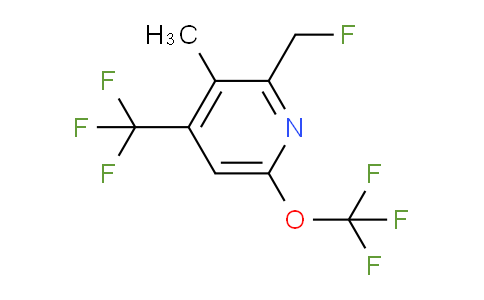 AM68820 | 1361740-38-6 | 2-(Fluoromethyl)-3-methyl-6-(trifluoromethoxy)-4-(trifluoromethyl)pyridine