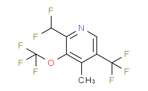 2-(Difluoromethyl)-4-methyl-3-(trifluoromethoxy)-5-(trifluoromethyl)pyridine
