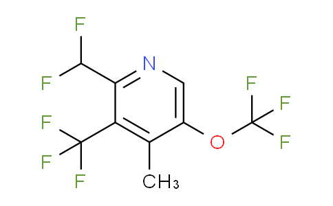 2-(Difluoromethyl)-4-methyl-5-(trifluoromethoxy)-3-(trifluoromethyl)pyridine
