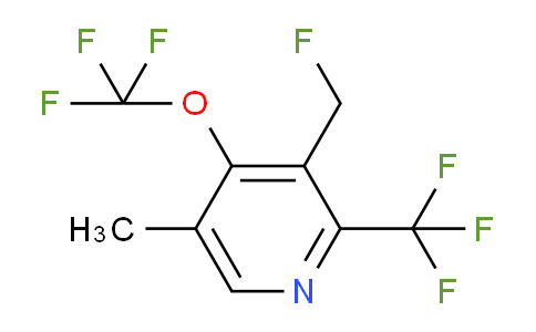 3-(Fluoromethyl)-5-methyl-4-(trifluoromethoxy)-2-(trifluoromethyl)pyridine