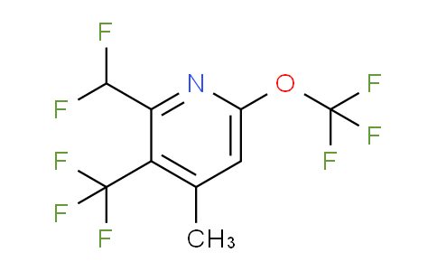 2-(Difluoromethyl)-4-methyl-6-(trifluoromethoxy)-3-(trifluoromethyl)pyridine