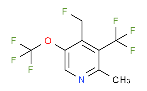 4-(Fluoromethyl)-2-methyl-5-(trifluoromethoxy)-3-(trifluoromethyl)pyridine