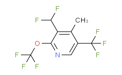 3-(Difluoromethyl)-4-methyl-2-(trifluoromethoxy)-5-(trifluoromethyl)pyridine