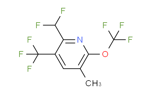 2-(Difluoromethyl)-5-methyl-6-(trifluoromethoxy)-3-(trifluoromethyl)pyridine