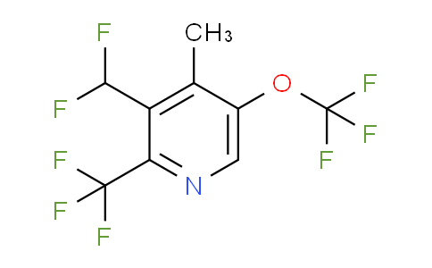 3-(Difluoromethyl)-4-methyl-5-(trifluoromethoxy)-2-(trifluoromethyl)pyridine