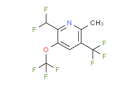 2-(Difluoromethyl)-6-methyl-3-(trifluoromethoxy)-5-(trifluoromethyl)pyridine