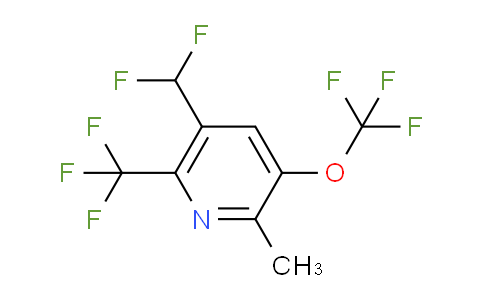 5-(Difluoromethyl)-2-methyl-3-(trifluoromethoxy)-6-(trifluoromethyl)pyridine